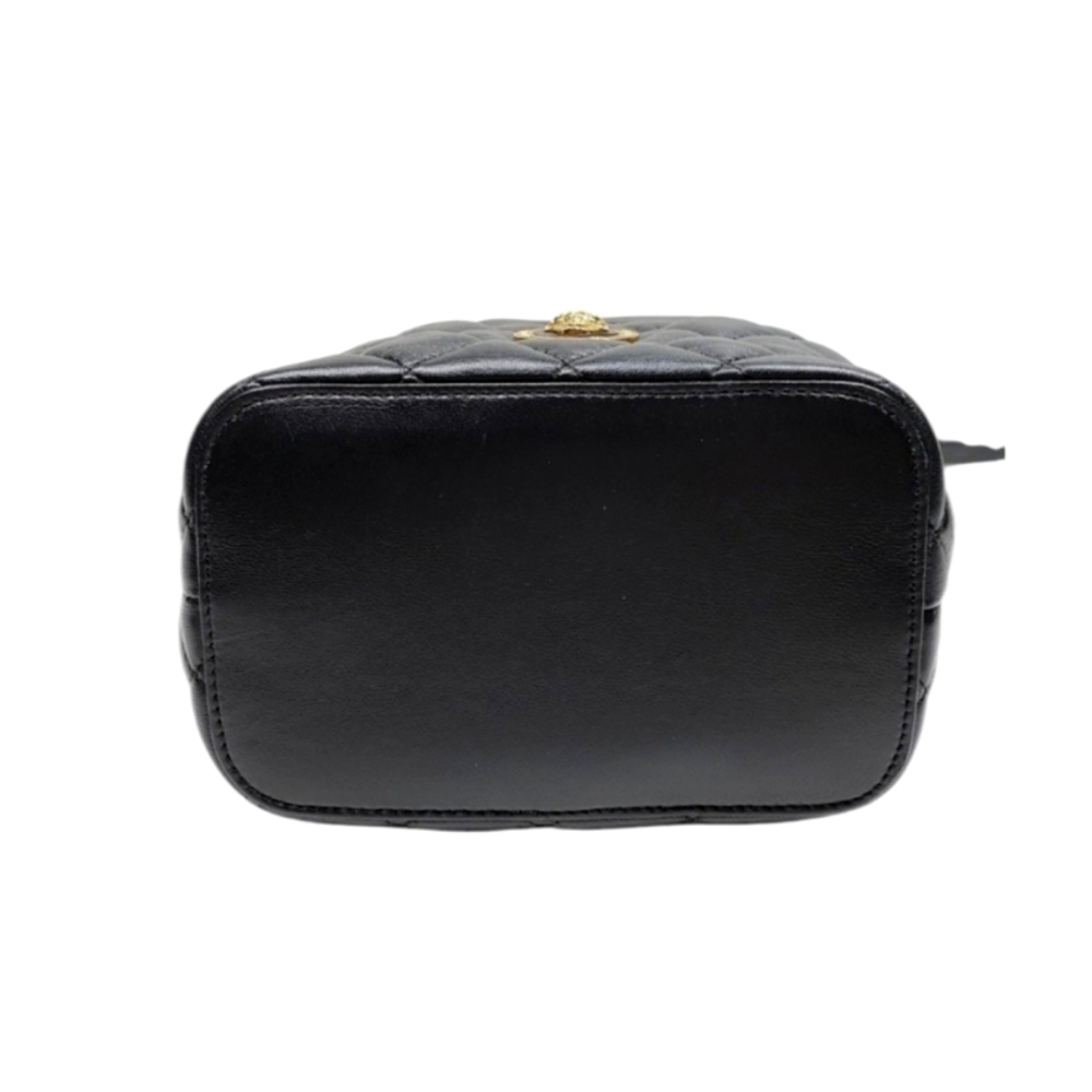 Authentic VERSACE NAPPA QUILTED MEDUSA BUCKET BAG - Picture 5 of 12